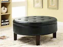 Image result for Black Round Coffee Table
