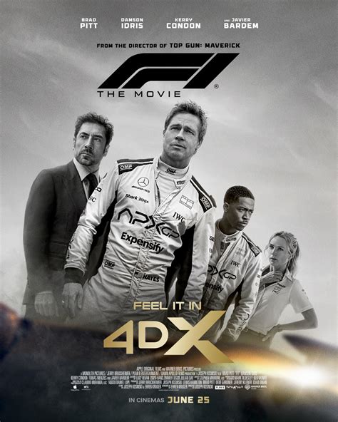 F1 Movie Posters Reveal Pitt and Drama