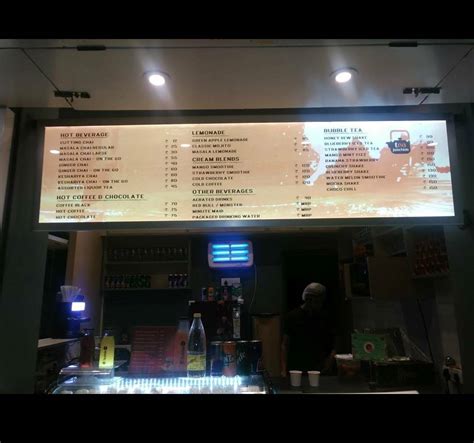 Menu at Tea Junction, Swabhumi, Kolkata, Apollo Hospital