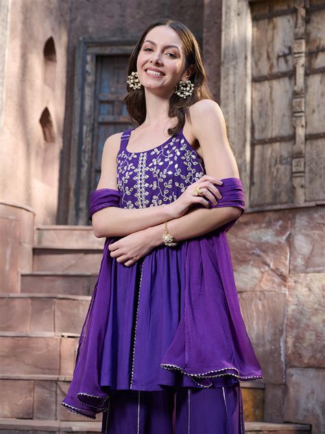 Kurta Sharara Dupatta Set Online – Stylum – stylumin