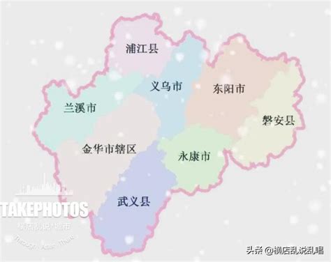 浙江省金华市旅游地图 - 金华市地图 - 地理教师网