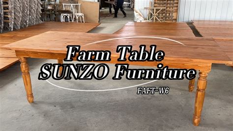 Banquet Wedding Solid Wood Table Hard Pine Wood Antique Farmhouse Table ...