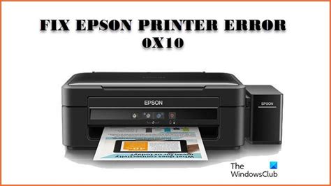 Image result for Epson Error Code 0X10