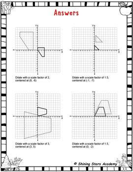 Image result for Dilation Math Problems