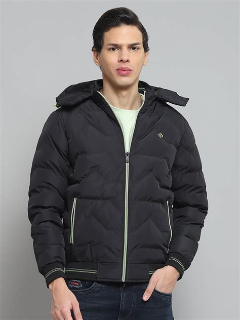 Buy Men Black Solid Hooded Full Sleeve Jacket Online in India - Cloak ...