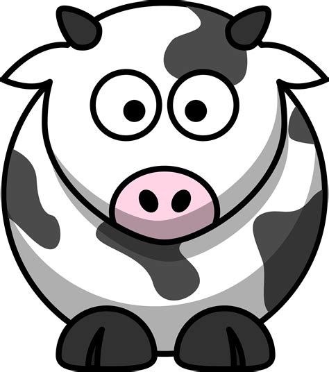 Free Cartoon Cow Clip Art | Free Images at Clker.com - vector clip art ...