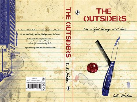 The Outsiders Book Cover Design on Behance
