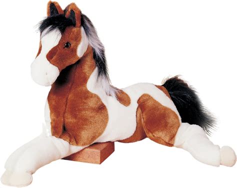 big simulaiton horse toy polyethylene&fur new yellow brown horse doll gift about 45x46cm 1976-in ...