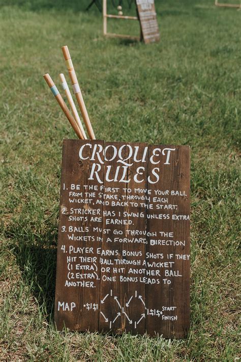 Printable Backyard Croquet Set Up And Rules