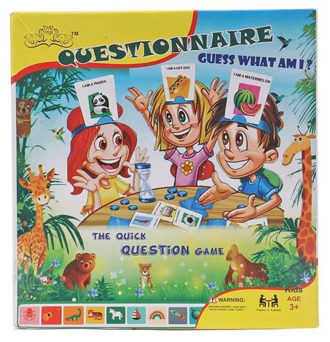 Buy TnU Toys® Questionnaire Family Quick Question Guessing Board Game ...