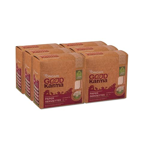 Origami Good Karma Tissue Paper Napkins | Unbleached, Biodegradable ...