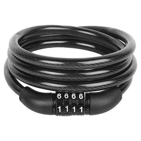 Strauss Multipurpose Bike/Cycle/Bicycle/Number Lock, (Black ...