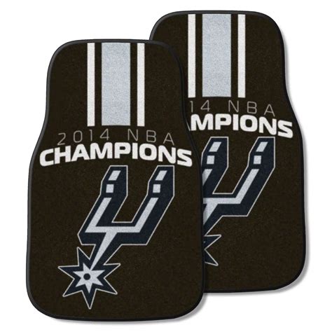 Corvette Carpet Front Floor Mats with San Antonio Spurs 2014 NBA ...