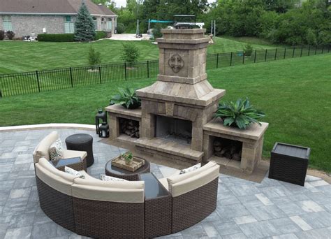 Outdoor Fireplace Installation in Glendale | Archadeck of Greater ...
