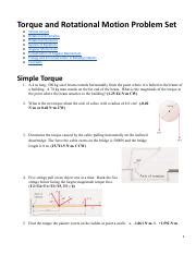 Image result for Torque AP Physics 1 Practice Problem