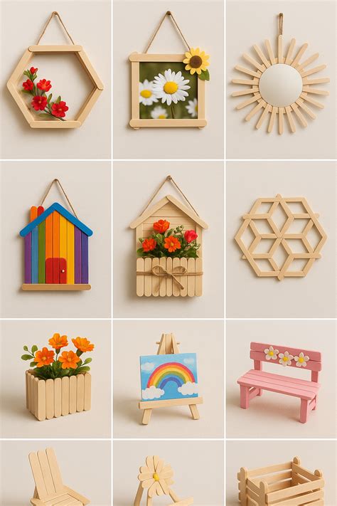 5 MOST AMAZING DIY Home Decor Ideas with Popsicle Sticks! in 2025 ...