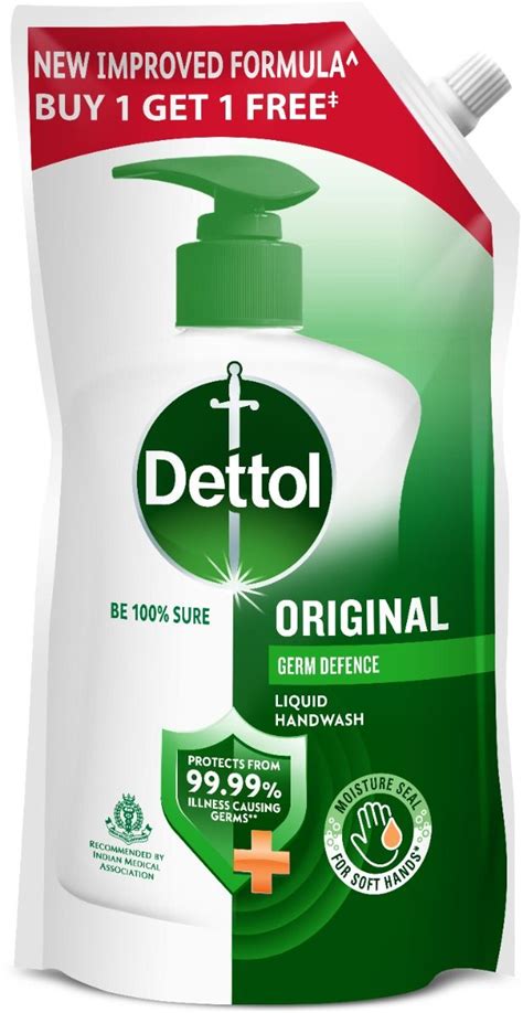 Dettol Original Liquid Handwash, 675 ml (Buy 1 Get 1 Free) Price, Uses ...