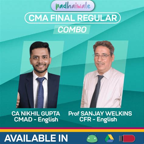 CMA Final Cost Audit + CFR Combo in English Regular Batch by CA Nikhil