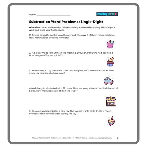 Image result for Math Worksheets for 3rd Grade Word Problems