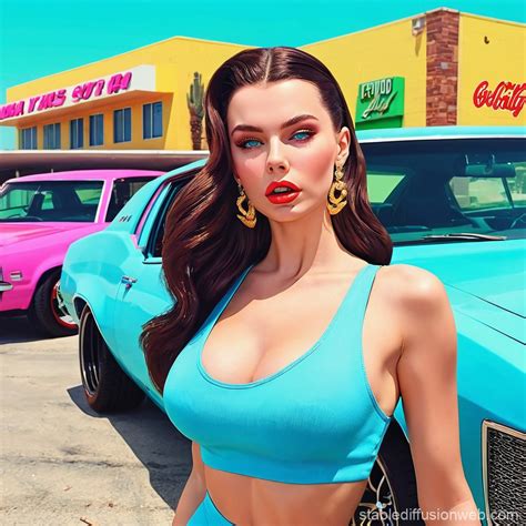 Lana Rhoades Portrait | Stable Diffusion Online