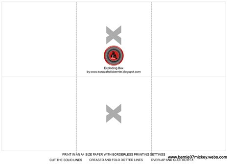 Image result for Exploding Box Template