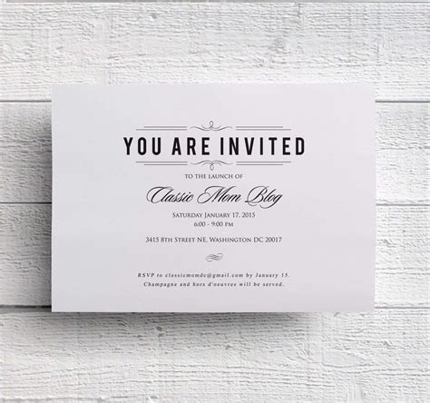 Image result for Examples of Dinner Invitations