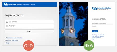 UBbox's login page is changing - UBIT - University at Buffalo