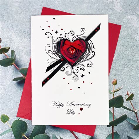 Happy Anniversary Card Ideas Anniversary Card Casual Lettering