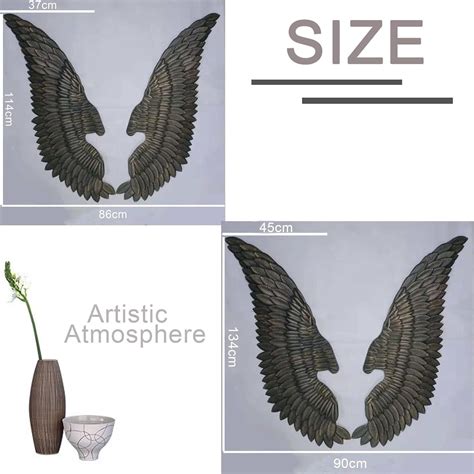 POLDOM 3D Angel Wings Wall Decor with LED Light India | Ubuy