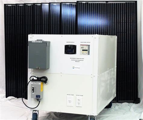 8000 Watt Solar Whole House Generator, Made in USA