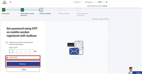 Reset Your Password User Manual | Income Tax Department