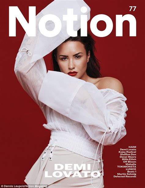 kmhouseindia: Demi Lovato features in the October 2017 issue of Notion ...