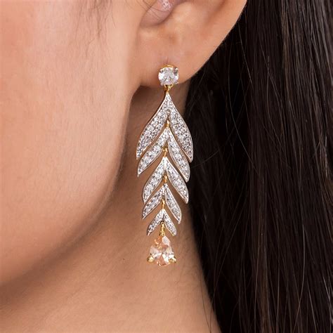 92.5 Pure Sterling Silver Chandelier Earring For Women & Girls | Luxaore