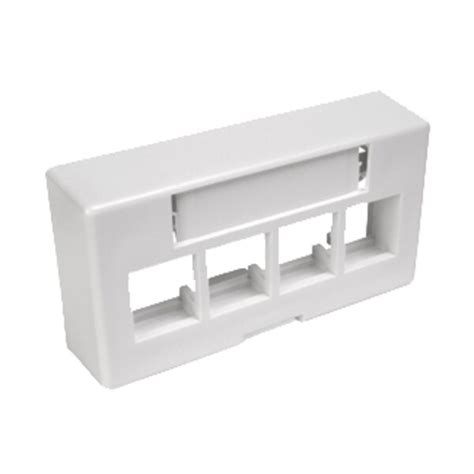 Leviton 4-Port Flush Mount Unloaded, Extended For Modular Furniture ...