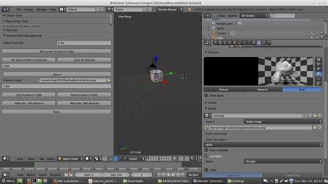 Bledner Python Texture 的图像结果