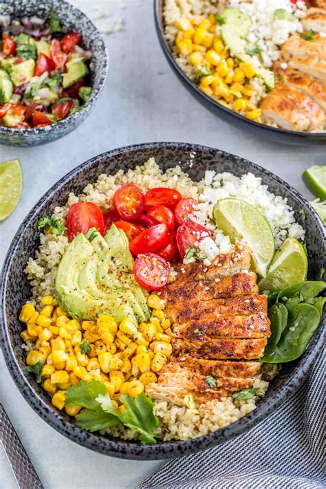 Quinoa Grilled Chicken Bowl at Samantha Hanlon blog