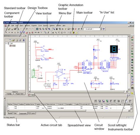 Image result for Multisim Tutorial Interface