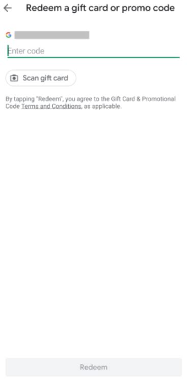 Google Play Promo Code 的图像结果