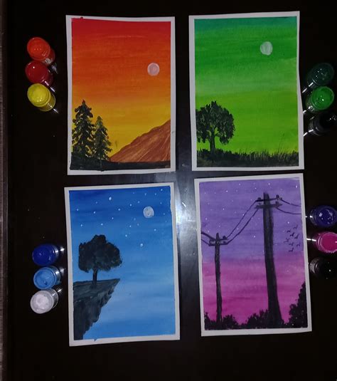 Image result for How to Paint Using Poster Colours