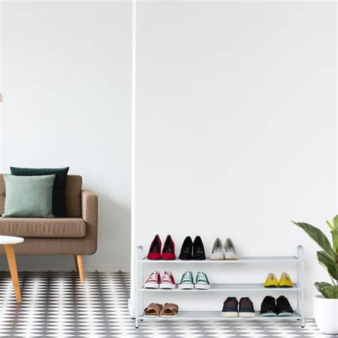 Buy White Shoe Rack for 12 Pairs of Shoes HERE