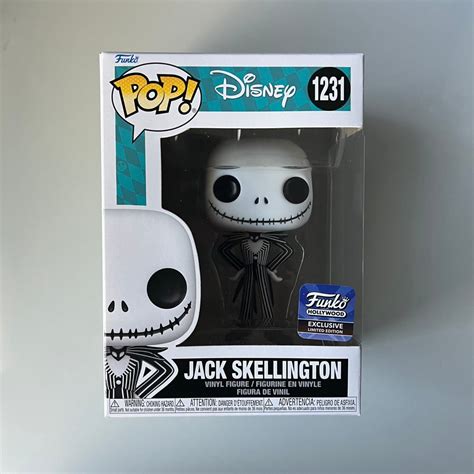 POP! Disney: 1231 Jack Skellington Funko Pop, The Nightmare Before ...