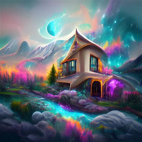 Dream House LV: Creekside Manor - AI Generated Artwork - NightCafe Creator