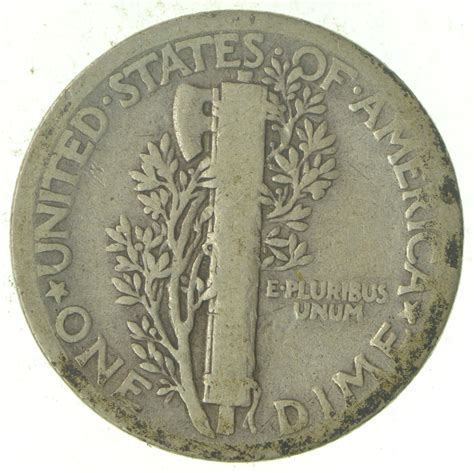 Roaring 1920's - 1925 Mercury Liberty Head Silver Dime | Property Room