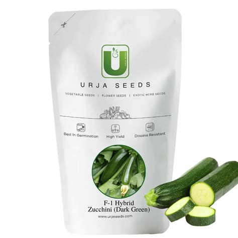 Buy Urja Titan Zucchini F-1 Hybrid Seeds @ ₹290 | BigHaat