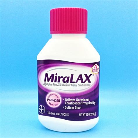 MiraLax 8.3oz (238gm) Bottle – Conley's Drug Store Ipswich