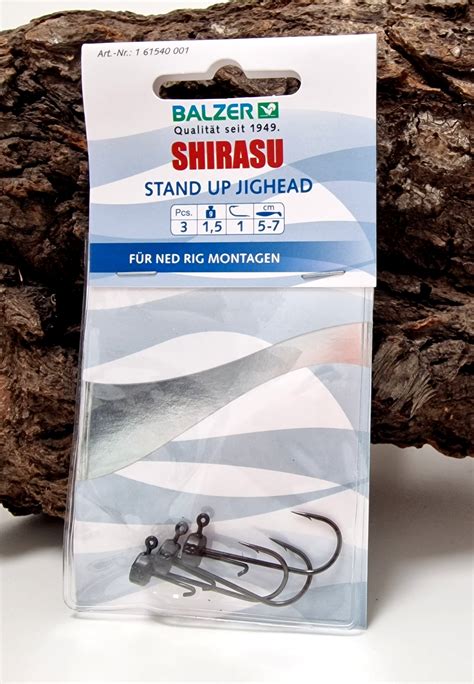 Balzer Shirasu Stand Up Jighead 1,5g 3g 5g 7,5g 10g Ned Rig | Der Angler
