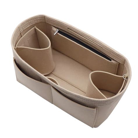 LEXSION Felt Handbag Insert Organizer Bag In Bag with Two Removeable ...