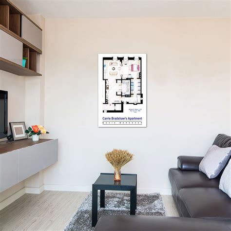 Carrie Bradshaw Apartment Floor Plan