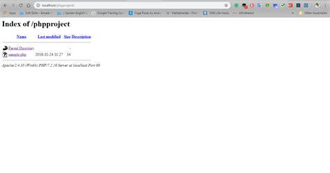 Wamp Localhost 的图像结果