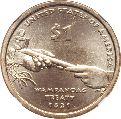 Sacagawea Coin Wampanoag Treaty 1621 History